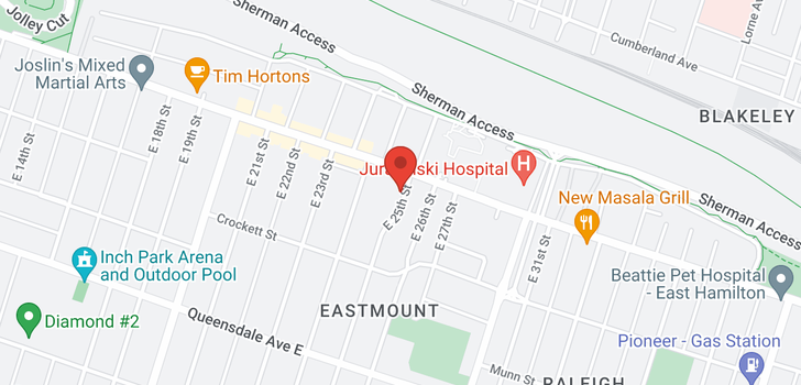 map of 4 East 25th Street